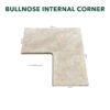 Bullnose Internal Corner