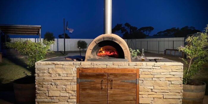 Ledge Stone Pizza Oven Wall Cladding | Earth